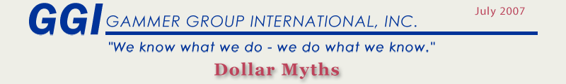 Dollar Myths
